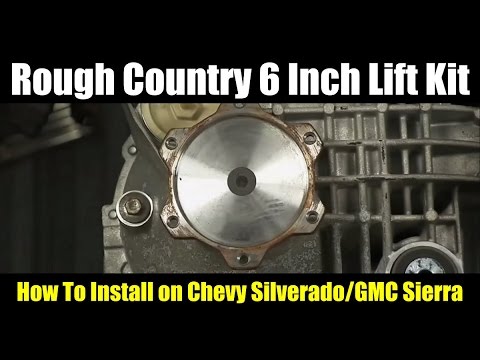 Rough Country Chevy/GMC 2500HD pickup 6″ Suspension Lift Kit Installation – Model # 297N2