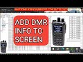 Download Dmr Contacts On Screen 2023 Anytone 878 578 Csv Import Mp3 Song