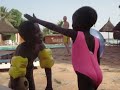 Bakary & Sarata at the Swimming Pool
