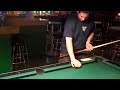 A masterful shot by a master billiard player