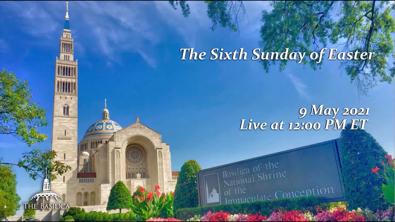 Catholic Sunday Mass 9 May 2021 Basilica of the National Shrine