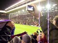 LIVERPOOL - FIORENTINA 1 - 2 YOU'LL NEVER WALK ALONE AD ANFIELD