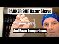 PARKER 99R SAFETY RAZOR: Learn How To Shave! Complete DE Shaving From AZ. Brush, Cream, geofatboy