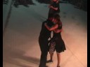Exhibición de Tangos en las fiestas de Mas Carpa-Reus, 5-9-08. Nelson y Carolina, Albert y Raquel, Rubén y Sara bailan el tango "La Yumba"