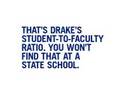 Think blue. Drake blue.