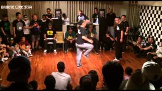 Dai vs Ryosuke – GROOVE LINE 2014 前日予選 BEST16