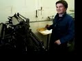 Letterpress printing: Thomson Laureate (Colts Armory)