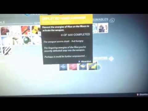 how to harvest hive energy destiny