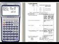 Casio fx9860G Lot Data Computation