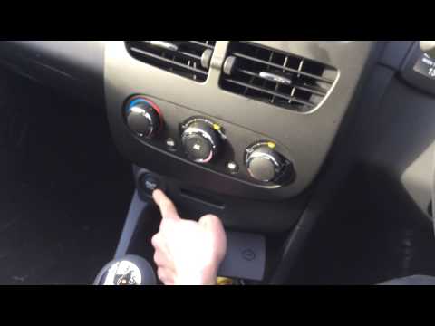 how to open renault clio key