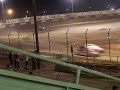Jeremy Queener Sprint Car Race with flip