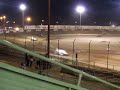 Jeremy Queener Sprint Car Race with flip