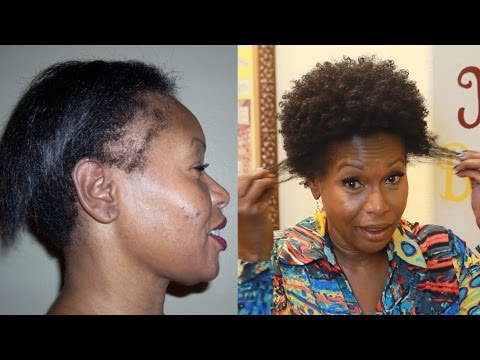 how to grow edges back natural hair