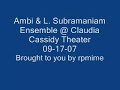 Ambi & L.Subramaniam Ensemble @ CCC 091707