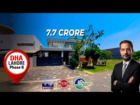 Proper Double Unit 1 Kanal Slightly Used House for Sale in DHA Phase 6 | Ideal Location | Near Raya