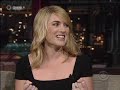 Kate Winslet On With David Letterman.