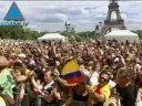 paris: mobilisation pour les otages des farc et pour gilad s