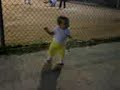 grace at ball park walking