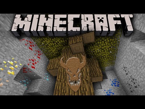 Minecraft 1.7: Break Through Bedrock in Survival! Dark Oak Secret Trick 1.7.2