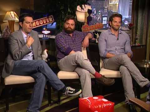 A group interview with Zach Galifianakis, Ed Helms, and Bradley Cooper about The Hangover