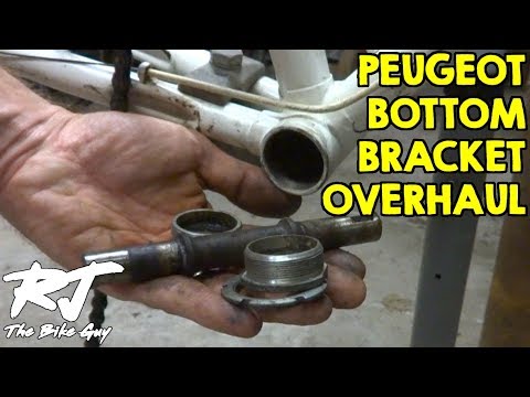 Overhaul Bottom Bracket On Vintage Peugeot Bike