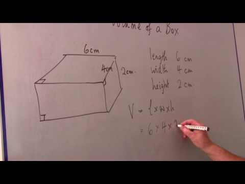 Mathematical calculations and conversions: how to calculate the size of the box