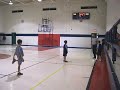 Karson Playing Basketball