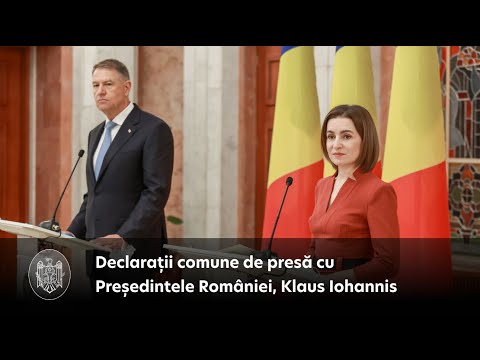 Заявление для прессы Президента Майи Санду после встречи с Президентом Румынии Клаусом Йоханнисом 