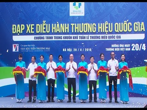 Đạp xe diễu hành Tuần lễ thương hiệu quốc gia Việt Nam 2019