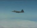 F22 fires an aim120 at Supersonic speeds