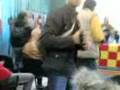 Il Catanzaro all'arrivo....