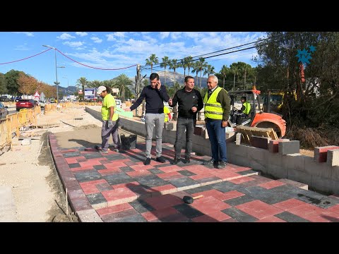 Las obras de la Avinguda Marina Baixa avanzan a buen ritmo