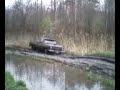 black chevy getting stuck 2/4