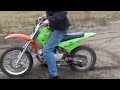 Dirt bike jumping