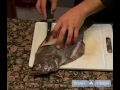 Fish Recipes: Cooking and Frying Fish and Preparing Fish Stock : Part 1: How To Clean & Fillet a Flat Fish: Fish Preparation Recipes