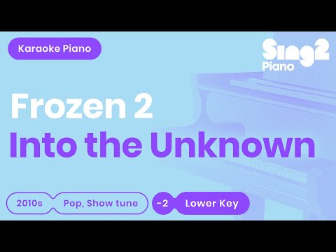 Frozen 2 - Into the Unknown (Karaoke Piano) Lower Key