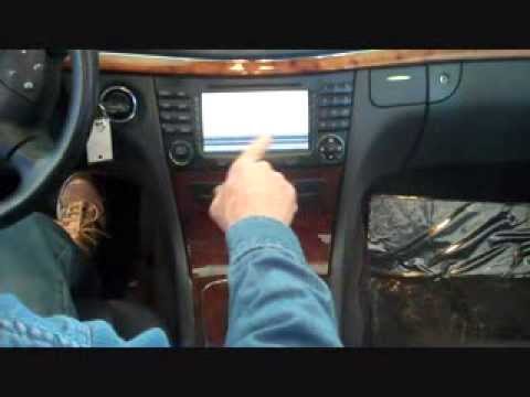 how to remove radio mercedes b class