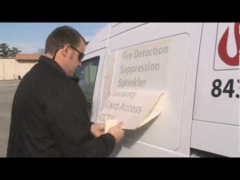 How to Apply Vinyl Letters and Graphics to a Van Part 2-7:46min