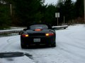 Porsche Boxster snow ice winter