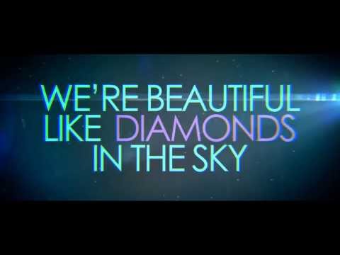 Rihanna - Diamonds (Pop-Rock cover: ARSERAS feat. Simona, 2014) LYRIC VIDEO