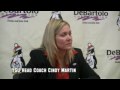 YSU Women's Basketball Coach Cindy Martin | Nov. 22, 2009