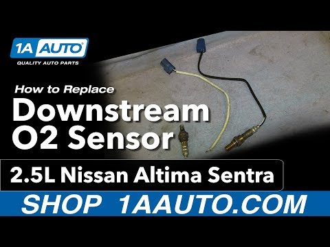 How To Install Replace Downstream Oxygen O2 Sensor 2.5L Nissan Altima Sentra