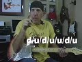 Guitar Lesson Strum with rhythm using a strum pattern part 1 Guitar Lesson Strum with rhythm using a strum pattern part 1