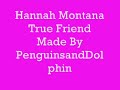 Hannah Montana True friend lyrics on screen