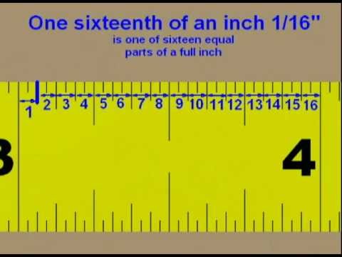 how to read tape measure