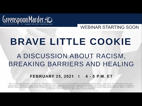 Diversity Webinar: Brave Little Cookie: A Discussion About Racism, Breaking Barriers and Healing