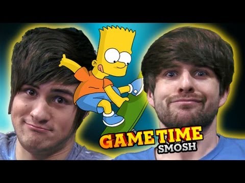 finally - Simpsons Arcade is on the Xbox, so now we can beat it Subscribe to Smosh Games! http://smo.sh/SubSmoshGames Play with us! Subscribe: http://smo.sh/SubscribeS...