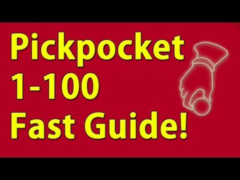 how to practice pickpocketing