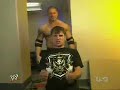 Batista gets interrupted by fan at the WWE backstage.