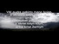 Ex's - Audra + zodziai ( Linking park - faint piano version Lithuanian singing (Ex's - storm)! ) video